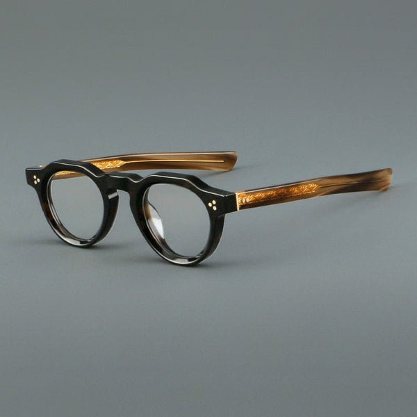Marlin Vintage Geometric Acetate Glasses Frame