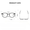 Titanium Vintage Oval Eyeglasses Frames 9737