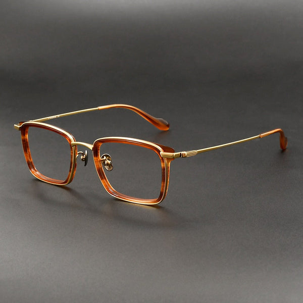 Miller Titanium Vintage Rectangle Eyeglasses Frames