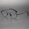 Titanium Vintage Round Eyeglasses Frames KMN01TR