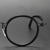 Titanium Vintage Round Eyeglasses Frames RLT5862