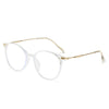 WOMEN'S FASHION ROUND LARGE FRAME ANTI-BLUE LIGHT READING GLASSES