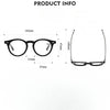 Briceno Acetate Retro Oval Glasses Frame