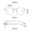 Retro Titanium Square Glasses Frame SM19013