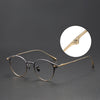 Titanium Vintage Oval Eyeglasses Frames respect-dome