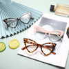 New Cat Eye Computer Glasses Women Anti Blue Light Triangle Optical Frames Fashion Eyewear Leopard Red Spectacle Eyeglasses