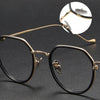 Titanium Geometric Glasses Frame 80925