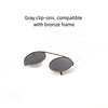 Monroe Titanium Round Clip-ons Sunglasses