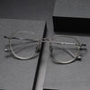 Titanium Geometric Glasses Frame 80925