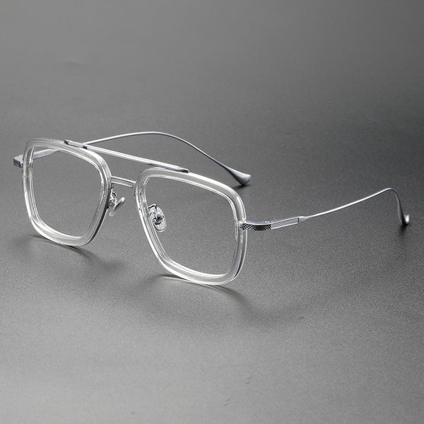 Roee Titanium Retro Glasses
