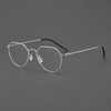 Duque Classic Geometric Titanium Glasses Frame