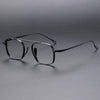 Retro Titanium Square Glasses Frame KMN9501