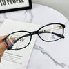 Women's Fashion Lightweight Metal Anti-Blue Light Reading Glasses