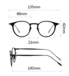 Titanium Vintage Round Eyeglasses Frames ST UF0-061