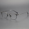 Retro Titanium Square Glasses Frame 70814