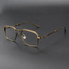Phu Vintage Rectangle Titanium Foldable Eyeglasses Frame