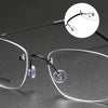 Retro Titanium Rectangle Glasses Frame 297