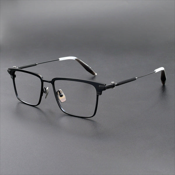 Sevrin Vintage Rectangle Titanium Eyeglasses Frame