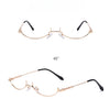 Lower Semi-Rimless Oval Glasses