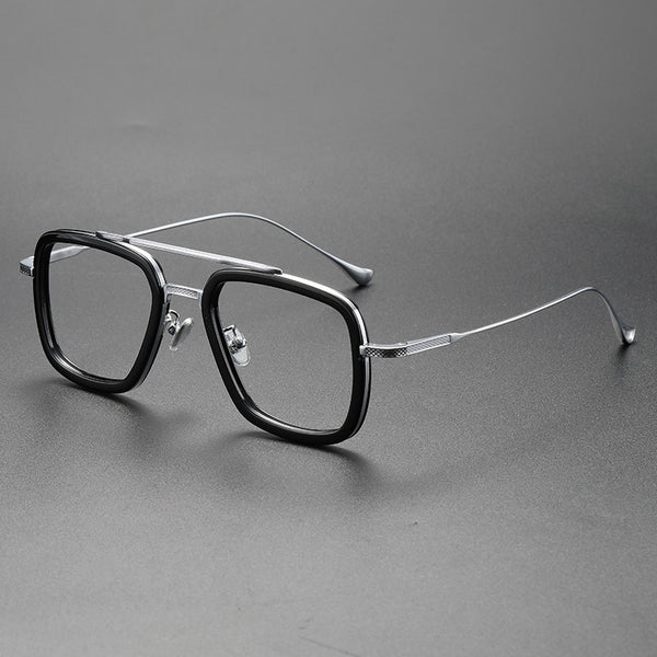Roee Titanium Retro Glasses