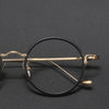 Titanium Vintage Round Eyeglasses Frames 80924