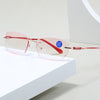 FRAMELESS GRADIENT DOUBLE-LAYER ULTRA-LIGHT ANTI-BLUE LIGHT READING GLASSES