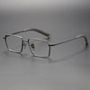 Retro Titanium Square Glasses Frame 07519