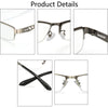 COLOR-CHANGING BUSINESS ALUMINUM ALLOY MYOPIA GLASSES