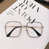 Computer Glasses Frame Women Men Anti Blue Light Alloy Eyewear Blocking Square Spectacle Transparent Glasses Optical