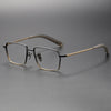 Retro Titanium Square Glasses Frame 07519