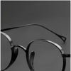 Titanium Vintage Oval Glasses Frame 10518