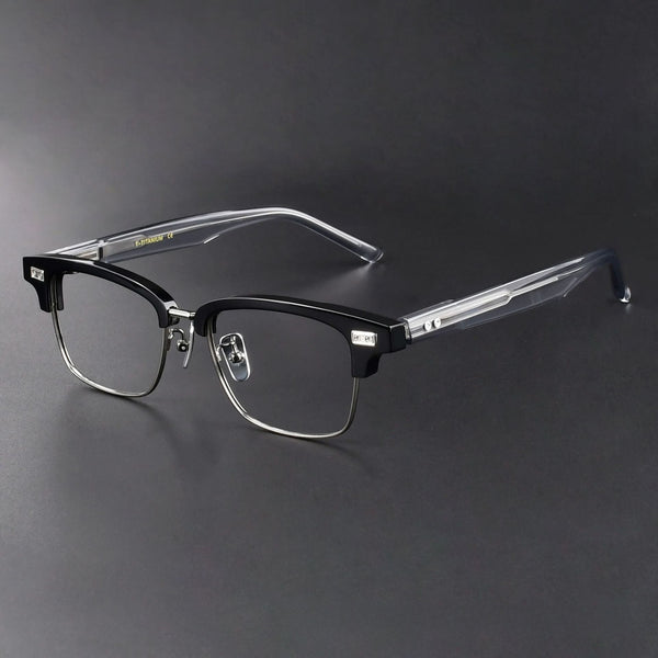 Endres Retro Rectangle Titanium Glasses Frame