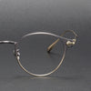 Titanium Vintage Oval Eyeglasses Frames respect-dome