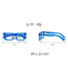 Nevin Vintage Square Acetate Glasses Frame