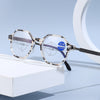 FASHION RETRO RING FOCUS HD ANTI-BLUE LIGHT READING GLASSES