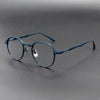 Ngo Vintage Round Titanium Foldable Eyeglasses Frame