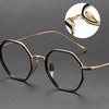 Titanium Geometric Glasses Frame KMN7311