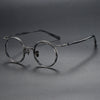 Titanium Vintage Round Eyeglasses Frames SH F85676