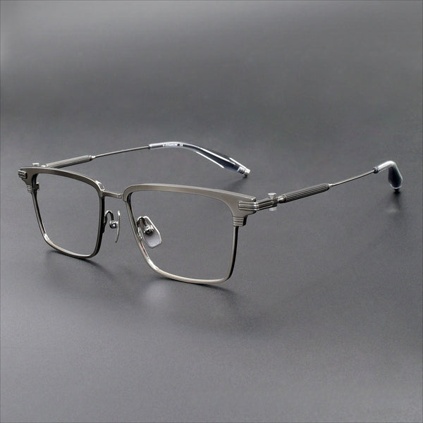 Sevrin Vintage Rectangle Titanium Eyeglasses Frame