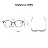 Titanium Vintage Round Eyeglasses Frames KJ-40