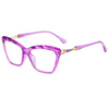 WOMEN'S FASHIONABLE RETRO CAT EYE ANTI-BLUE LIGHT READING GLASSES