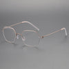 Titanium Vintage Geometric Eyeglasses FramesRICHELLE