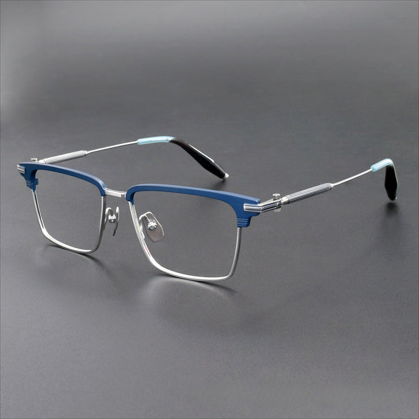 Sevrin Vintage Rectangle Titanium Eyeglasses Frame