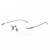 FASHION HD FRAMELESS SQUARE ANTI-BLUE LIGHT READING GLASSES