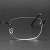 Retro Titanium Rectangle Glasses Frame 297