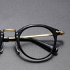 Retro Full Rim Titanium Oval Glasses Frame GMS805