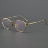 Titanium Vintage Round Eyeglasses Frames ST DALIY