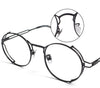 Titanium Vintage Oval Eyeglasses Frames ZY0048