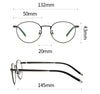 Tori Titanium Round Glasses Frame