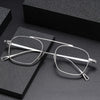 Retro Titanium Square Glasses Frame KMN9501